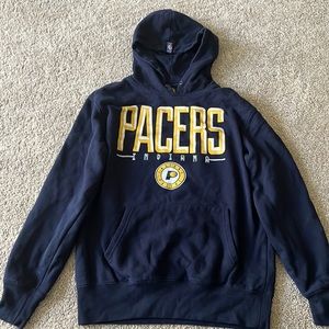 Navy mens Indiana Pacers hoodie size medium